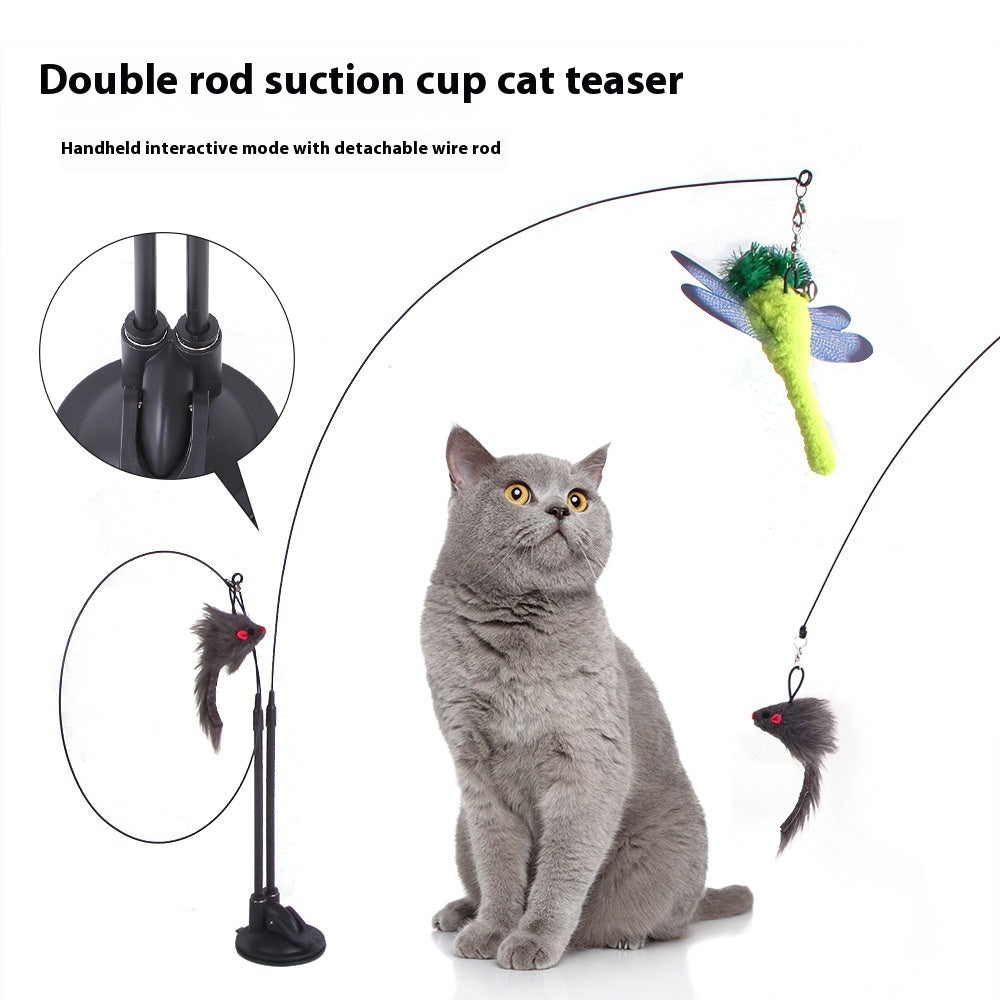 Juguete  con ventosa para gatos