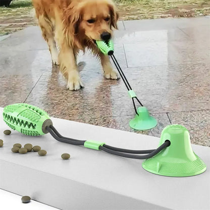 Juguete interactivo para perros con ventosa