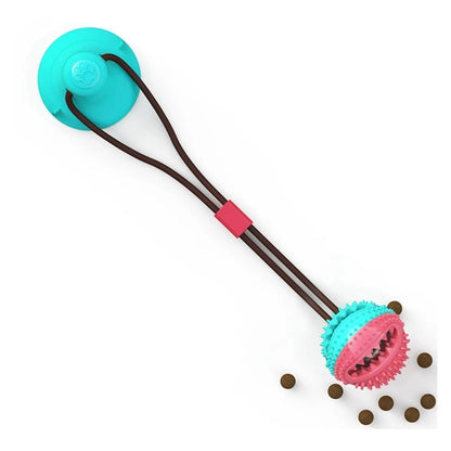 Juguete interactivo para perros con ventosa
